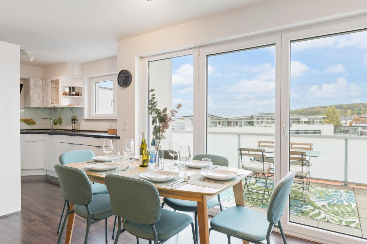 Design-Apartment - Kueche - Dachterrasse - Zentral Leinfelden-Echterdingen Exteriér fotografie