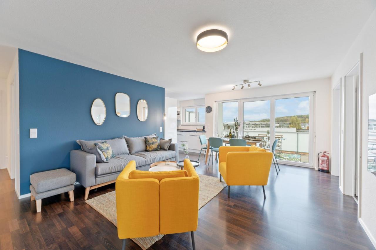 Design-Apartment - Kueche - Dachterrasse - Zentral Leinfelden-Echterdingen Exteriér fotografie
