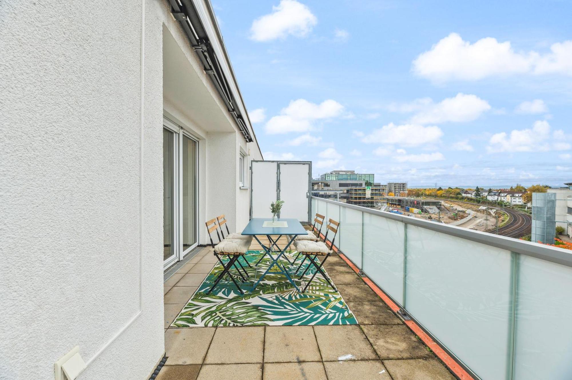 Design-Apartment - Kueche - Dachterrasse - Zentral Leinfelden-Echterdingen Exteriér fotografie